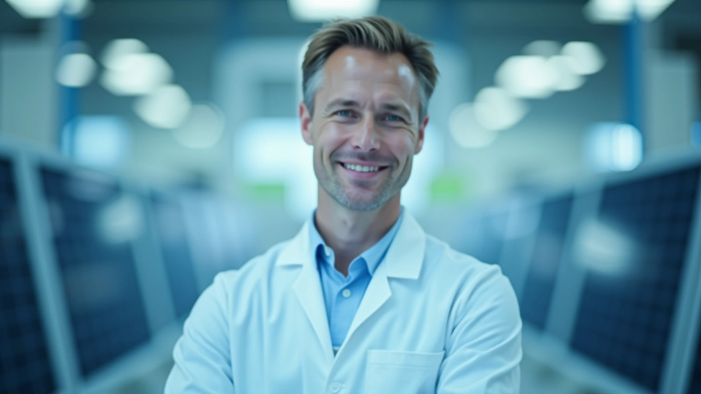 Hightech-Laboreinrichtung mit grüner Energietechnologie und erneuerbaren Energiequellen