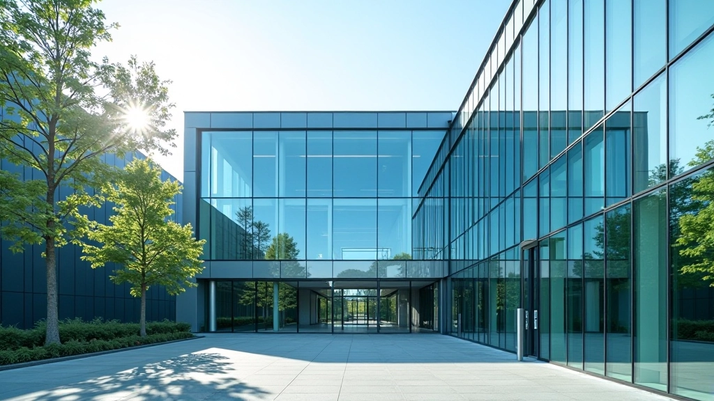 Fraunhofer-Institut Gebäude mit moderner Architektur und Laboreinrichtungen
